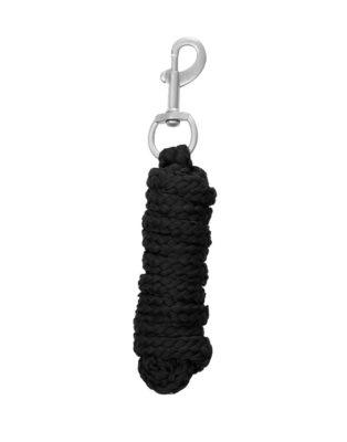 Soft but durable twisted cotton lead rein with snap hook