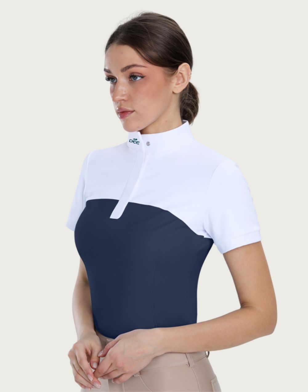 DEE Colour Block Competition Shirt - Navy