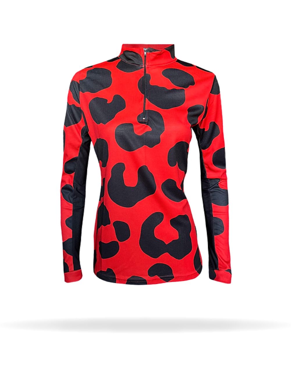 Red Leopard Casual Shirt