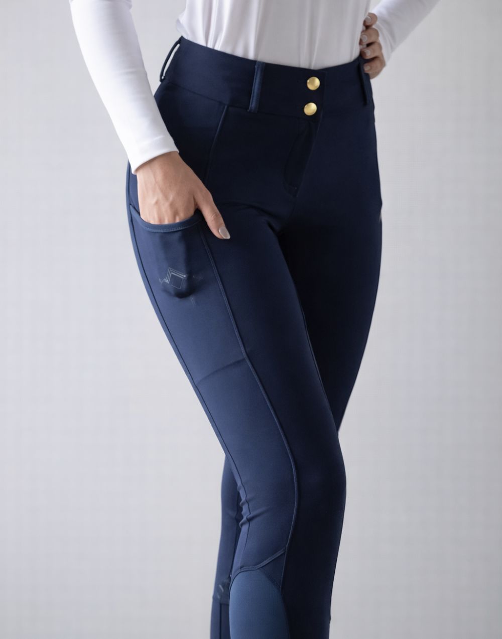 Kinetix Hybrid Breeches Navy