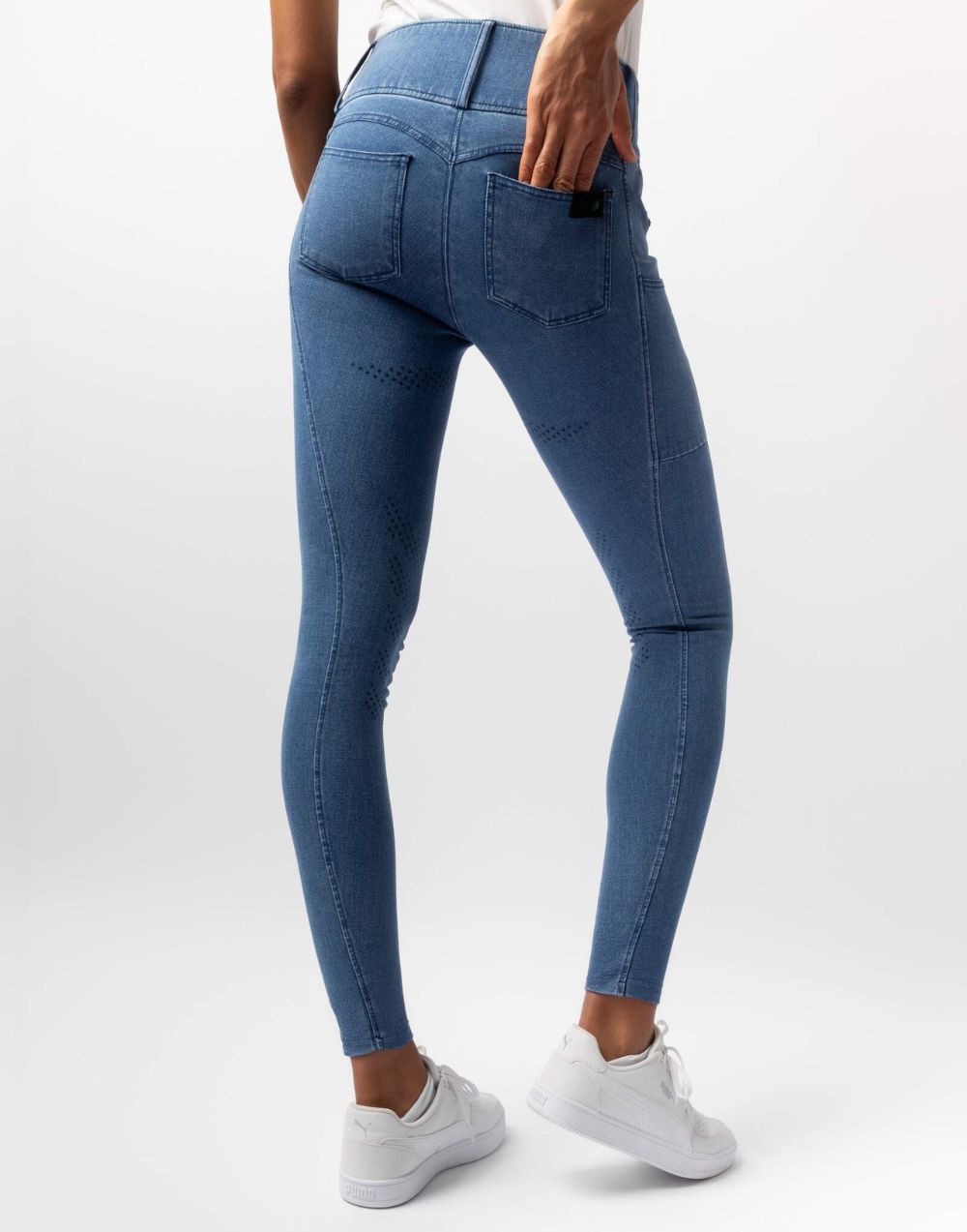 Carolyn Women´s Denim Full Grip Breeches