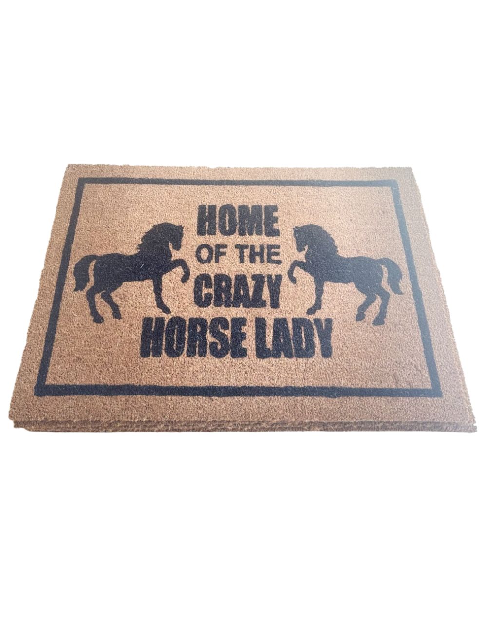 large coir mat with rubber backing for double door entrance