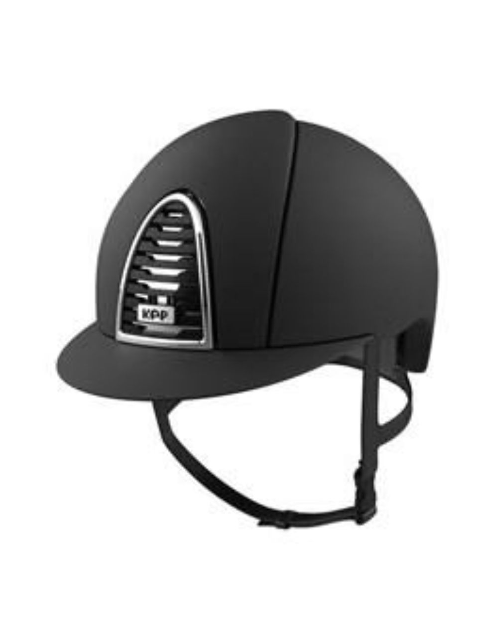 KEP Cromo 2 Mica Black equestrian riding helmet with adjustable fit and ventilation