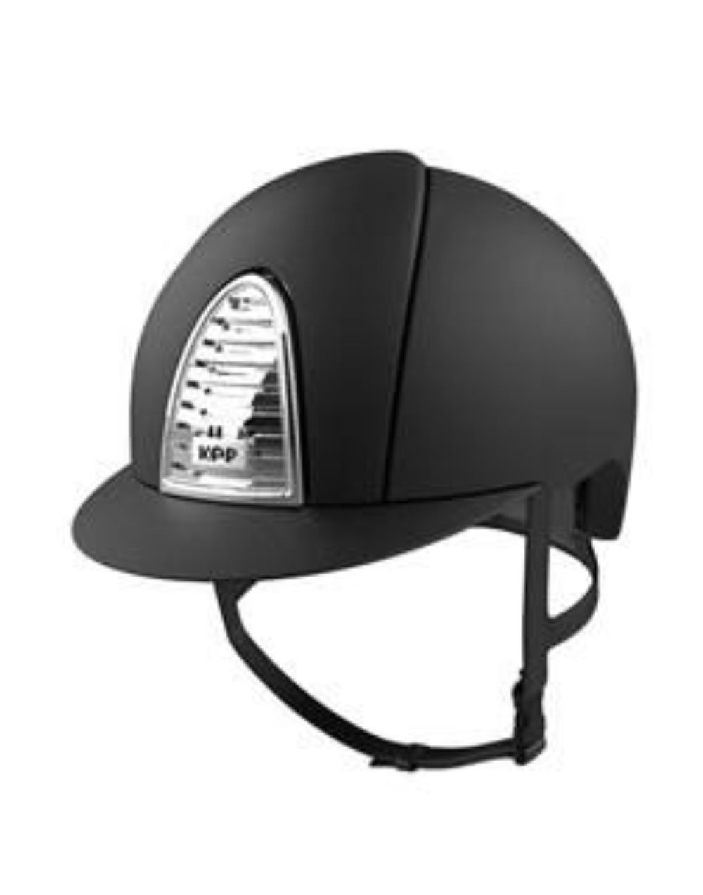 KEP Cromo 2 Mica Black Chrome equestrian riding helmet with adjustable fit and ventilation