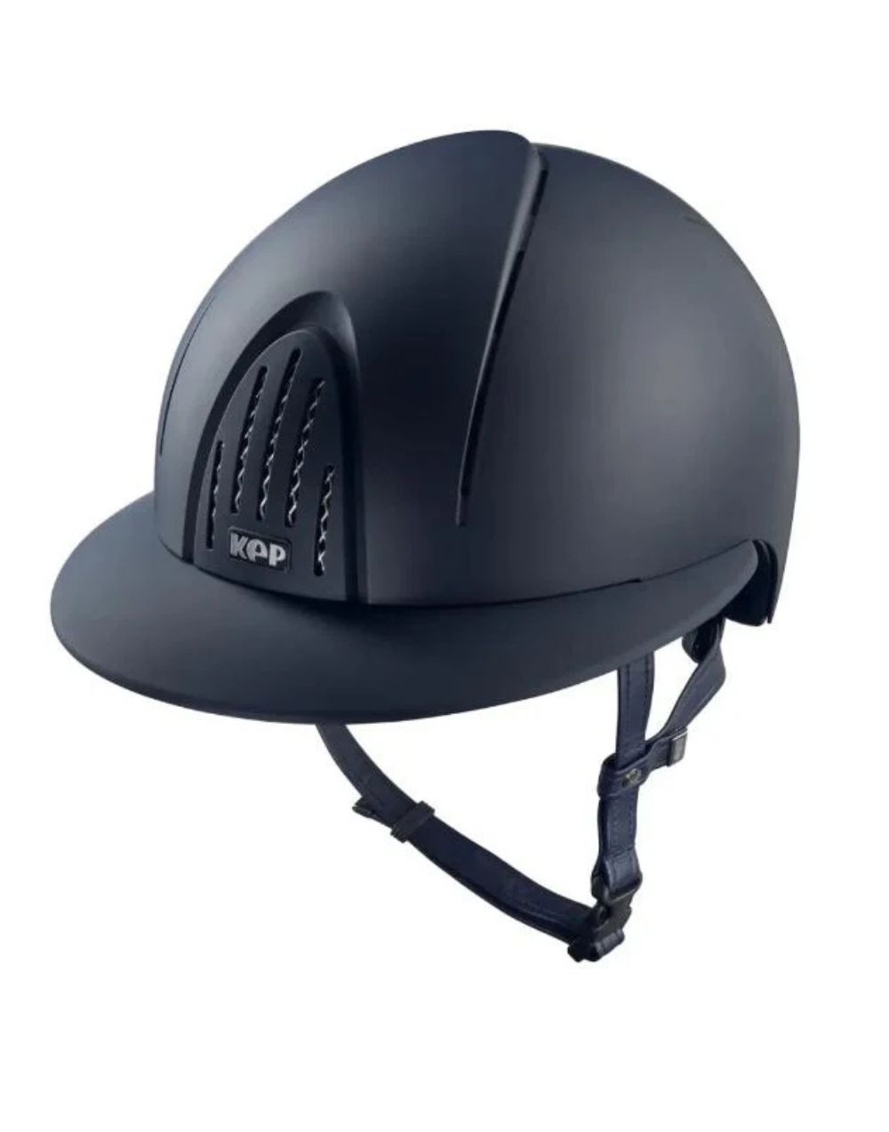 KEP Smart Nova Textile Blue Polo large equestrian riding helmet with adjustable fit and ventilation