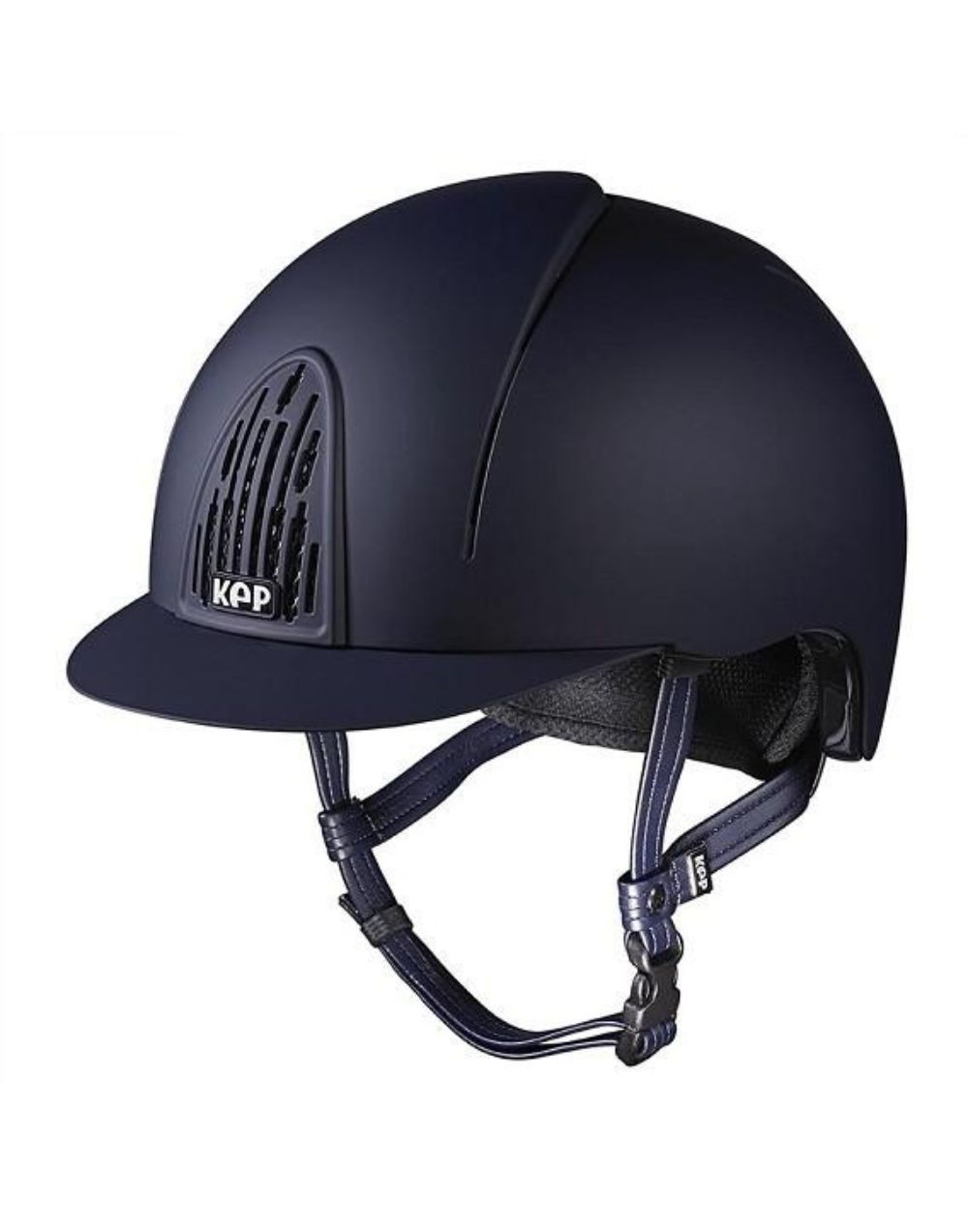 KEP Smart Blue medium equestrian riding helmet with adjustable fit and ventilation