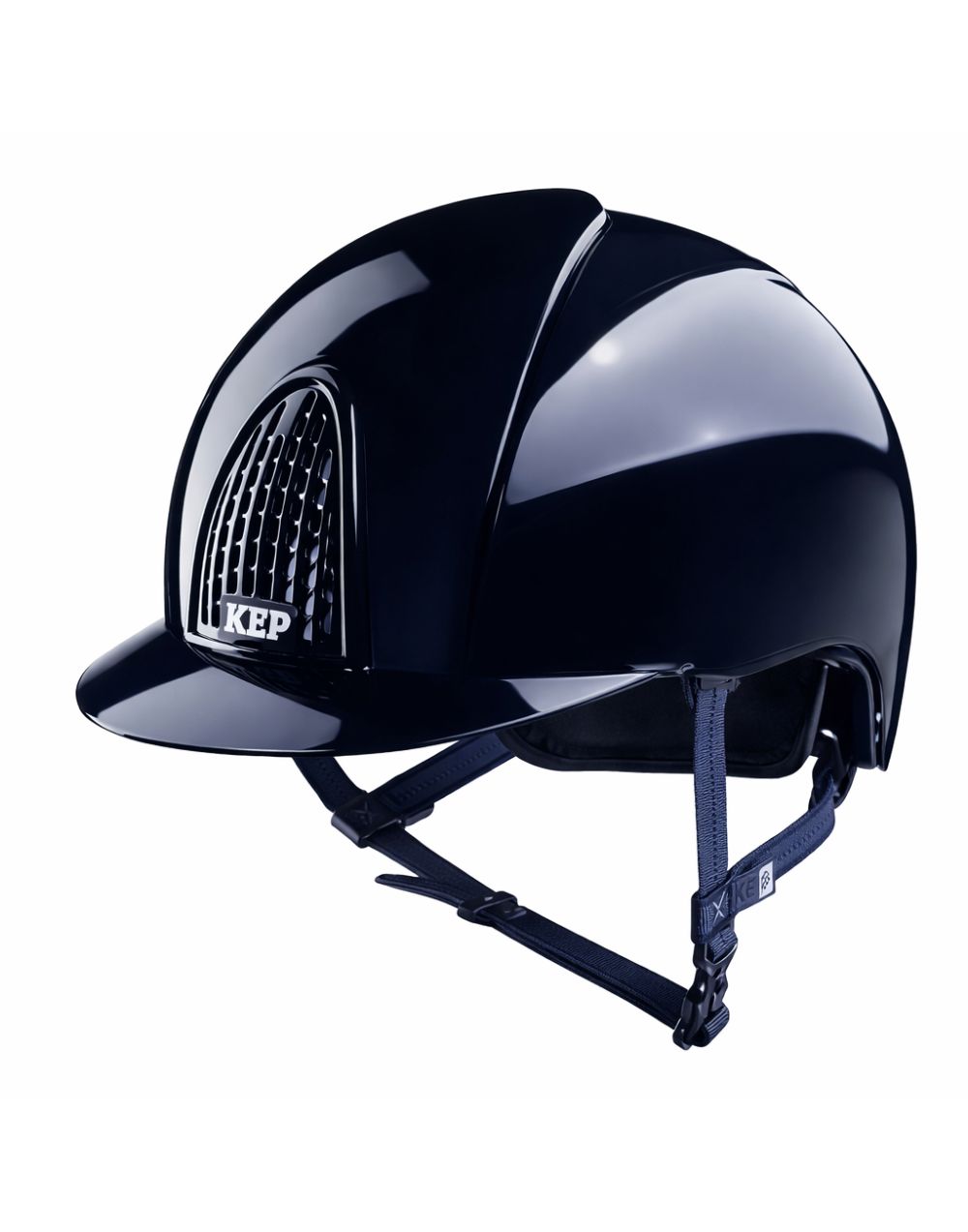 KEP Smart Blue Polish medium equestrian riding helmet with adjustable fit and ventilation