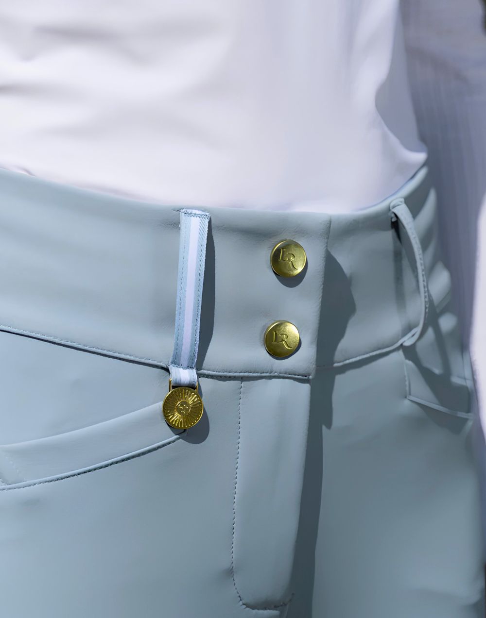 La Regalia Mancha Breeches with full-seat grip, high curved waistband and 340g performance fabric, premium women's riding breeches